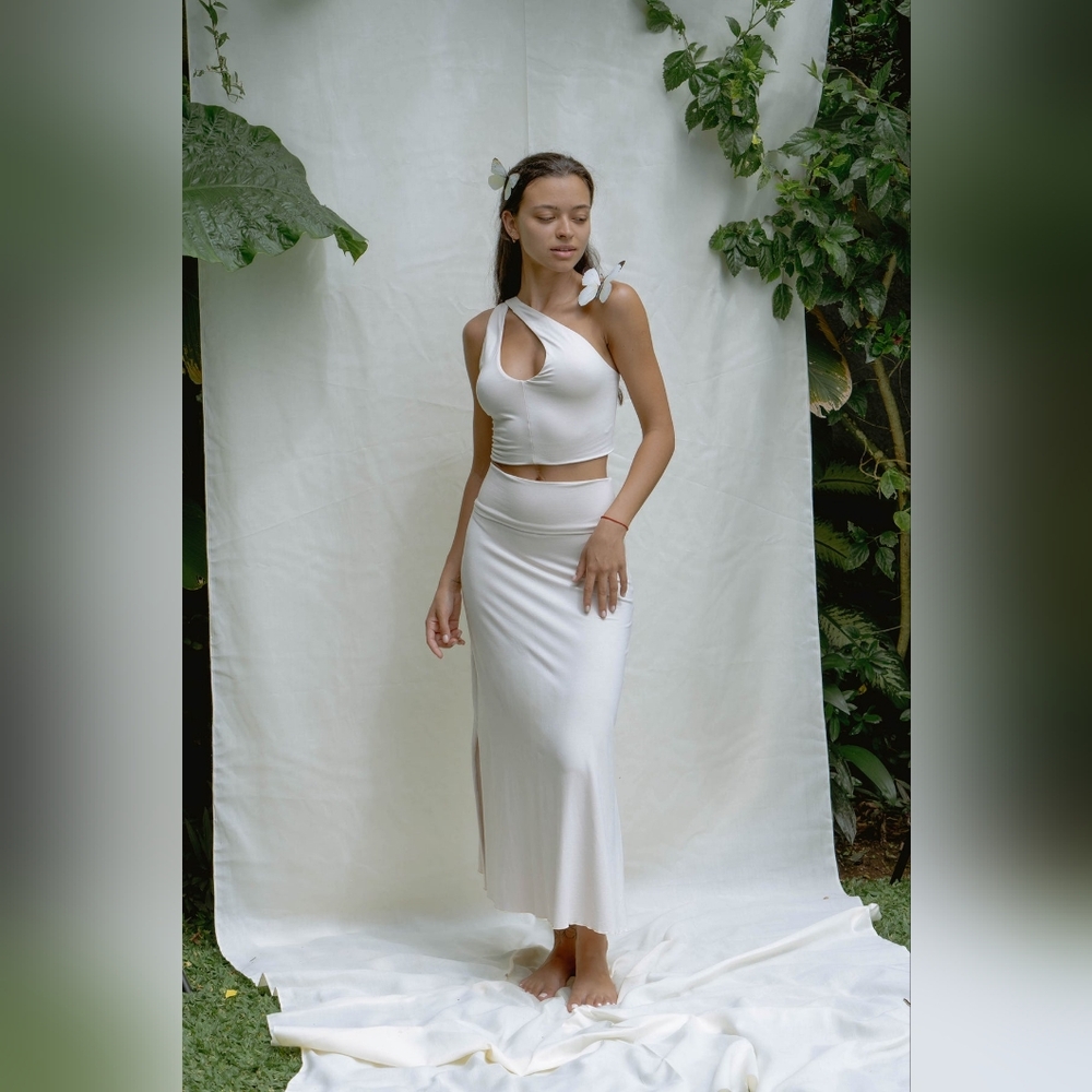 Indigo Luna Agni Skirt Pearl